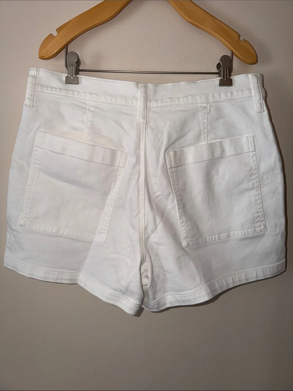 J. Crew White utility denim short Size 30
